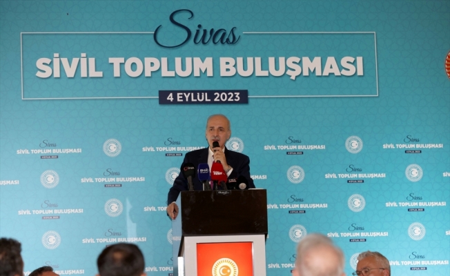 TBMM Başkanı Kurtulmuş, Sivas'ta sivil toplum buluşması programında konuştu: