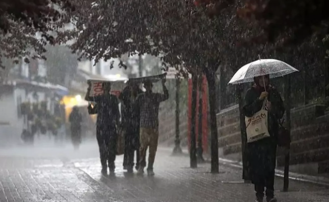 Meteorolojiden fırtına ve sağanak uyarısı