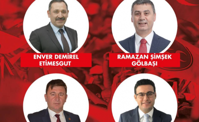 Ankara’da 4 ilçede Cumhur İttifakı’nın adayları belli oldu!