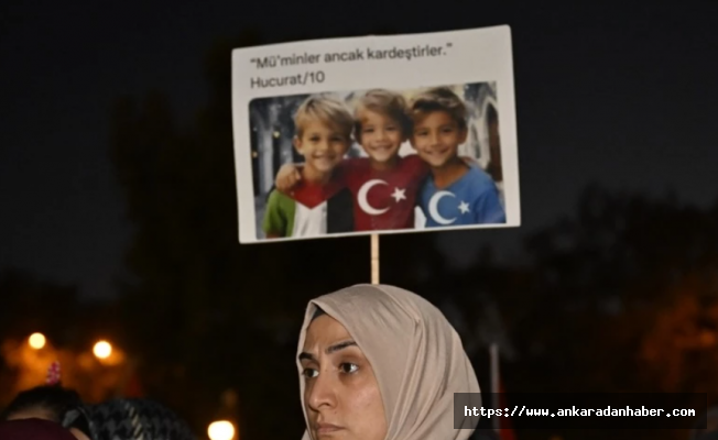 Ankara Filistin Dayanışma Platformu İsrail'in saldırısını protesto etti