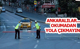 Dikkat! 19 Mayıs'ta Ankara'da bu yollar kapalı!