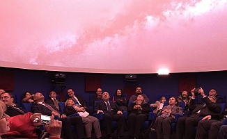 Türkiye'de bir ilk! 4K çözünürlüklü planetaryum...