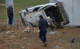 Karaman'da otomobil devrildi: 1 ölü, 1 yaralı