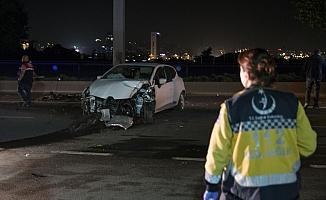 Başkentte trafik kazası