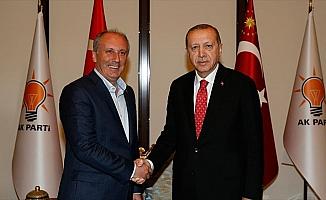 Cumhurbaşkanı Erdoğan, Muharrem İnce'yi kabul etti