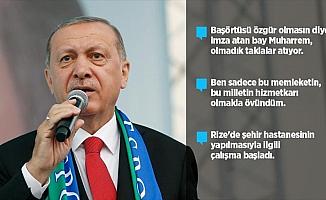 Erdoğan'dan İnce'ye 'Beyaz Türk' cevabı