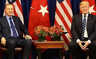 Erdoğan ile Trump Suriye'yi görüştü