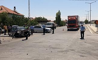 Karaman'da trafik kazası: 1 yaralı