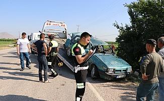 Karaman'da trafik kazası: 2 yaralı