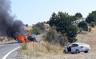 Beypazarı'nda trafik kazası: 2 yaralı