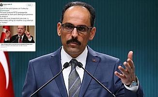 Cumhurbaşkanlığı Sözcüsü Kalın'dan Newsweek'e tepki