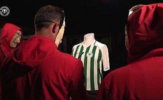 Konyaspor'un 'La Casa De Papel'li forma tanıtımı