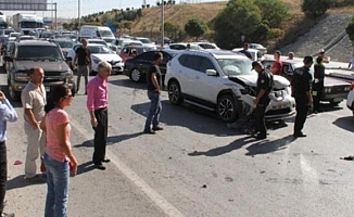 Ankara’da 17 araç birbirine girdi