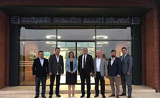 CHP Milletvekili Süllü OSB Başkanı Küpeli'yi ziyaret etti