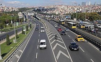 'İstanbul'da trafik yoğunluğu yüzde 17 azaldı'