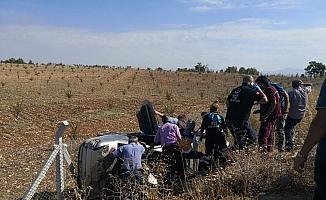 Konya'da otomobil şarampole devrildi: 5 yaralı