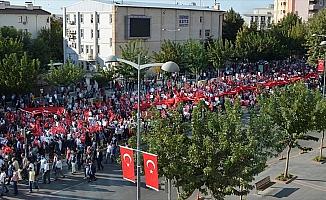 Batman'da teröre lanet yürüyüşü