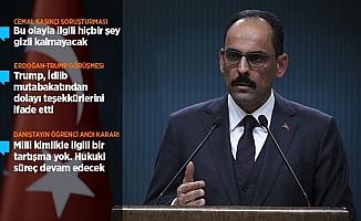 Kalın'dan Erdoğan-Trump görüşmesine ilişkin açıklama