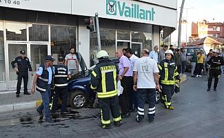 Karaman'da trafik kazası: 1 yaralı