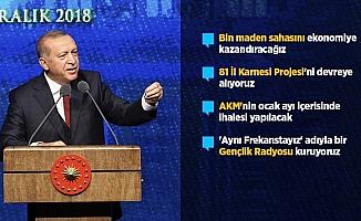 Erdoğan ikinci 100 günlük hedefleri açıkladı