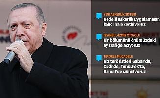 Cumhurbaşkanı Erdoğan: Bedelli askerlik uygulamasını kalıcı hale getiriyoruz