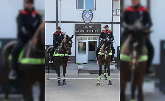 Atlı polisler Beypazarı'nda görev alacak