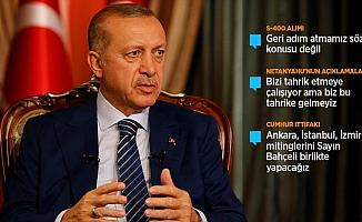 Cumhurbaşkanı Erdoğan: Bu milletin kırmızı çizgisi ezandır, bayraktır, vatandır