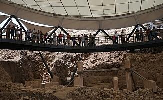 Göbeklitepe'ye bayramda ziyaretçi akını