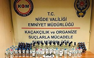 Niğde'de kaçak içki operasyonu: 1 gözaltı