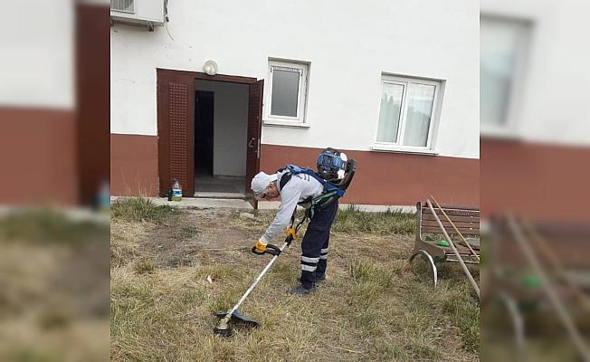 Karaşar Mahallesi Halkevinde temizlik çalışması