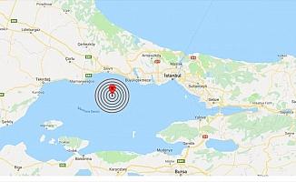 Silivri açıklarında 3,9 şiddetinde deprem