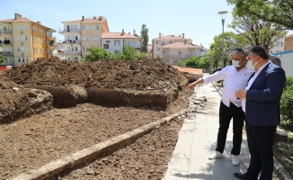 ÇUBUK - Ömürdede Kapalı Semt Pazar Yeri İnşaatı Başladı