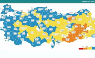 İstanbul Kovid-19 aşı haritasında mavi renge döndü