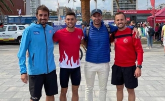 Gültiğin Er İspanya'da Türk triatlon tarihine geçti