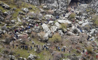 Terörden arındırılan Lice kırsalında doğa yürüyüşü yapıldı