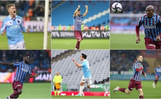 Trabzonspor'un hücum oyuncuları durdurulamıyor