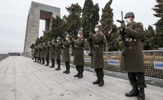 Gelibolu Yarımadası'nda Çanakkale Zaferi törenlerinin genel provası yapıldı