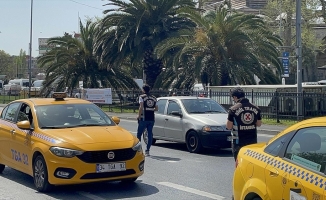 İstanbul'da taksicilere yönelik denetim yapıldı