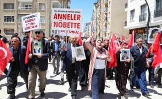 Vanlı aileler HDP İl Başkanlığı önündeki eylemlerini sürdürdü