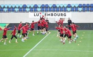 A Milli Futbol Takımı, Lüksemburg maçı hazırlıklarını sürdürdü