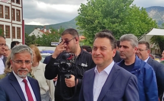 DEVA Partisi Genel Başkanı Ali Babacan, Nallıhan'da temaslarda bulundu