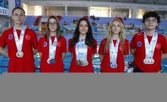 Tekirdağlı milli yüzücüler Sırbistan'dan 22 madalyayla döndü