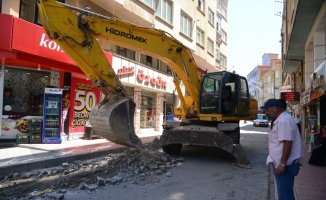 Kırşehir Belediyesinden asfalt çalışması